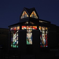 Immaculate Heart Catholic Church, Ankeny, Iowa: Jeff G. Smith, Architectural Stained Glass, Inc., Texas