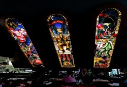 Hard Rock Cafe, Architectural Stained Glass, Elvis, Chuck Berry, Jerry Lee Lewis
