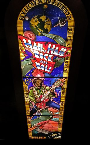 HAIL, HAIL, ROCK AND ROLL!: Chuck Berry Window (at the Moth)