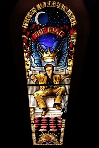 THE KING enthroned (at the Moth).