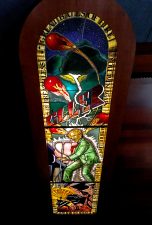 Hard Rock Cafe, Architectural Stained Glass, Jerry Lee Lewis