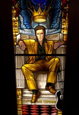 Hard Rock Cafe, Architectural Stained Glass, Elvis