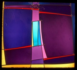 Autonomous stained glass: "Aperture I", artist's collection