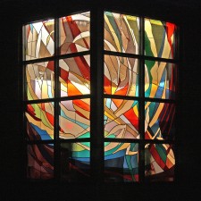 "Creation": Jeff G.Smith, Architectural Stained Glass, Inc., Fort Davis, Texas