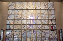 Resurrection Stained Glass Window - Reredos; Architectural Stained Glass, Inc., Texas
