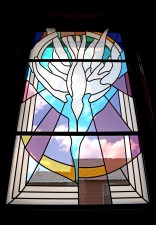 "The Holy Spirit" stained glass window by Jeff G Smith