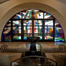 Baptistry Window Architectural Stained Glass, Inc., Jeff Smith, Texas mouthblown