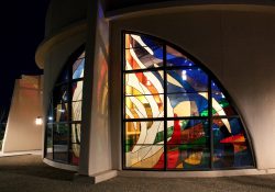 Blessed Sacrament Window Architectural Stained Glass, Inc., Jeff Smith, Texas mouthblown