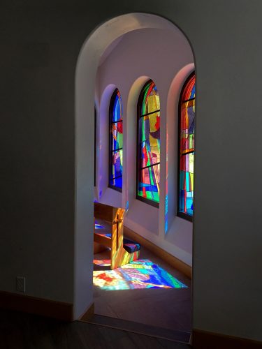 Portal from Altar to Blessed Mother Chapel.