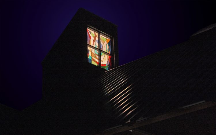 Night view of theSkylight Window, 