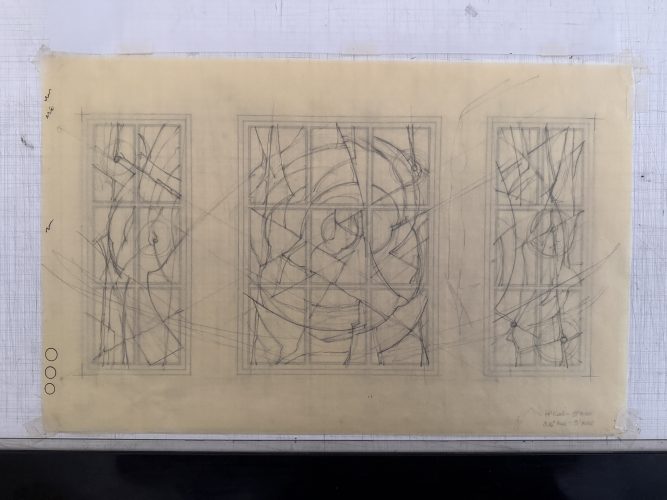 One of many preliminary sketches for 